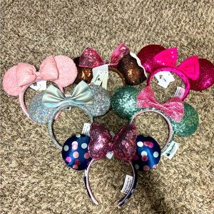 Minnie Mouse Ears Lot of 6